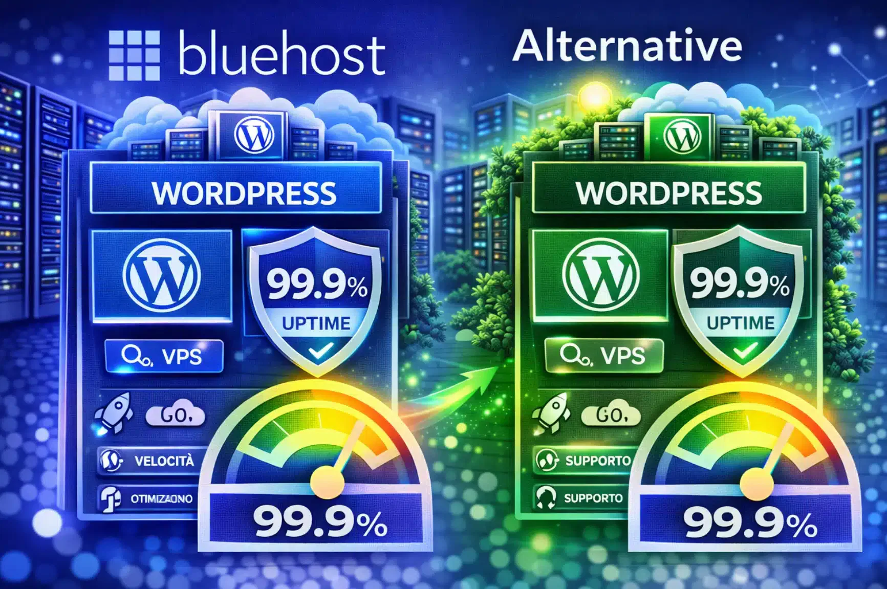 Alternativa valida a Bluehost per hosting WordPress