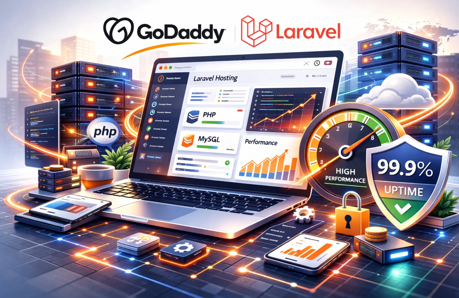 Hosting GoDaddy per applicazioni Laravel e sviluppo PHP