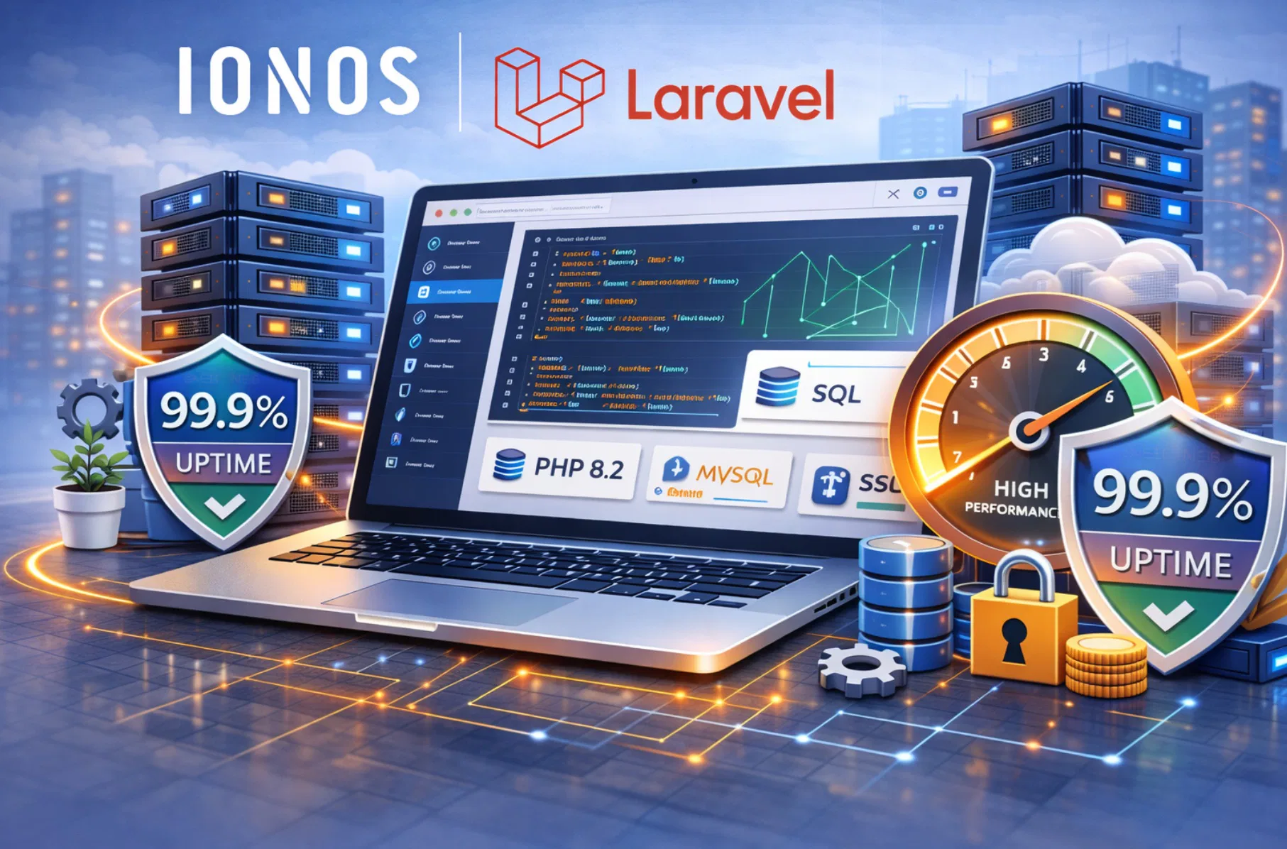 Hosting IONOS per applicazioni Laravel e sviluppo PHP