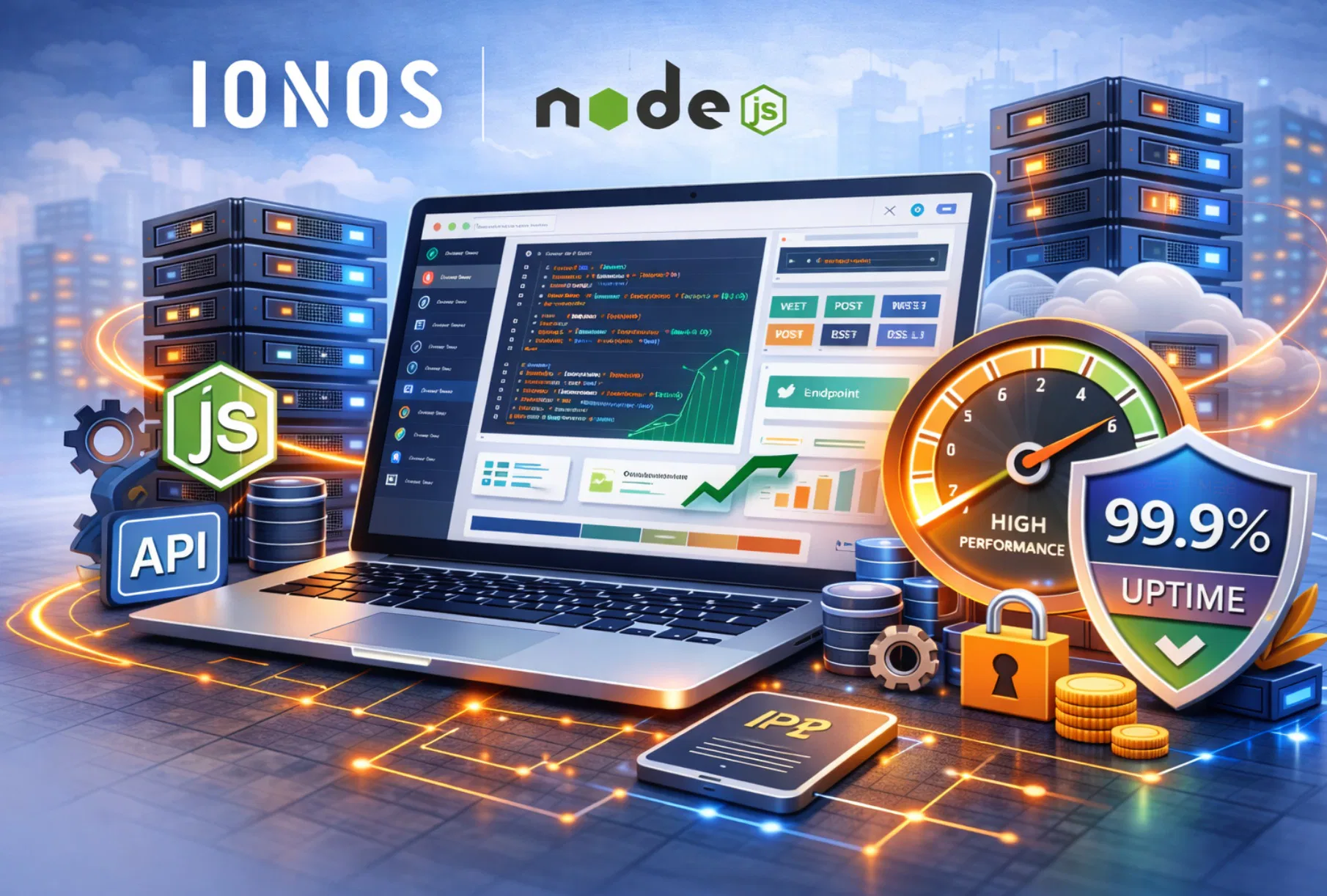 Hosting IONOS per applicazioni Node.js e API
