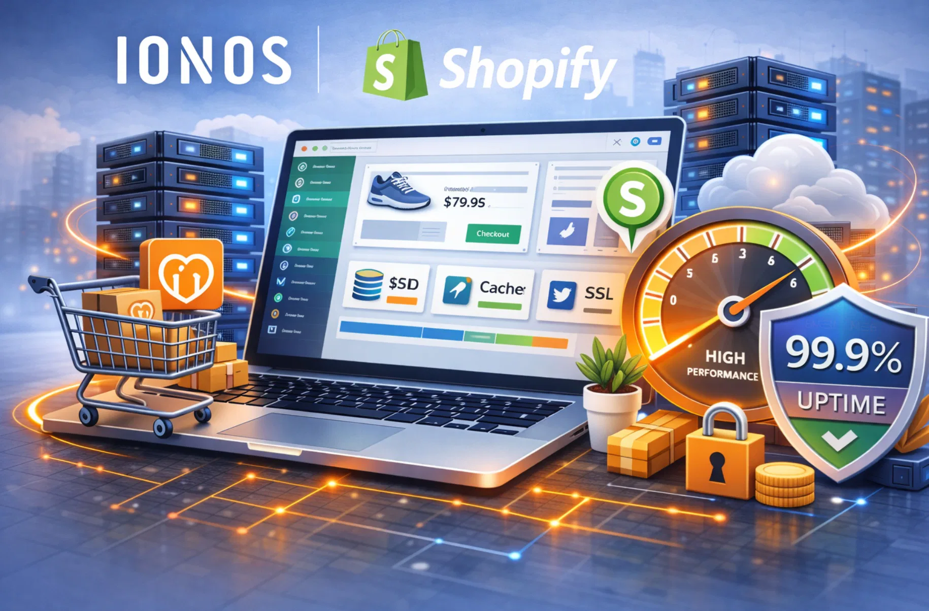 Integrazione IONOS e Shopify per ecommerce performante