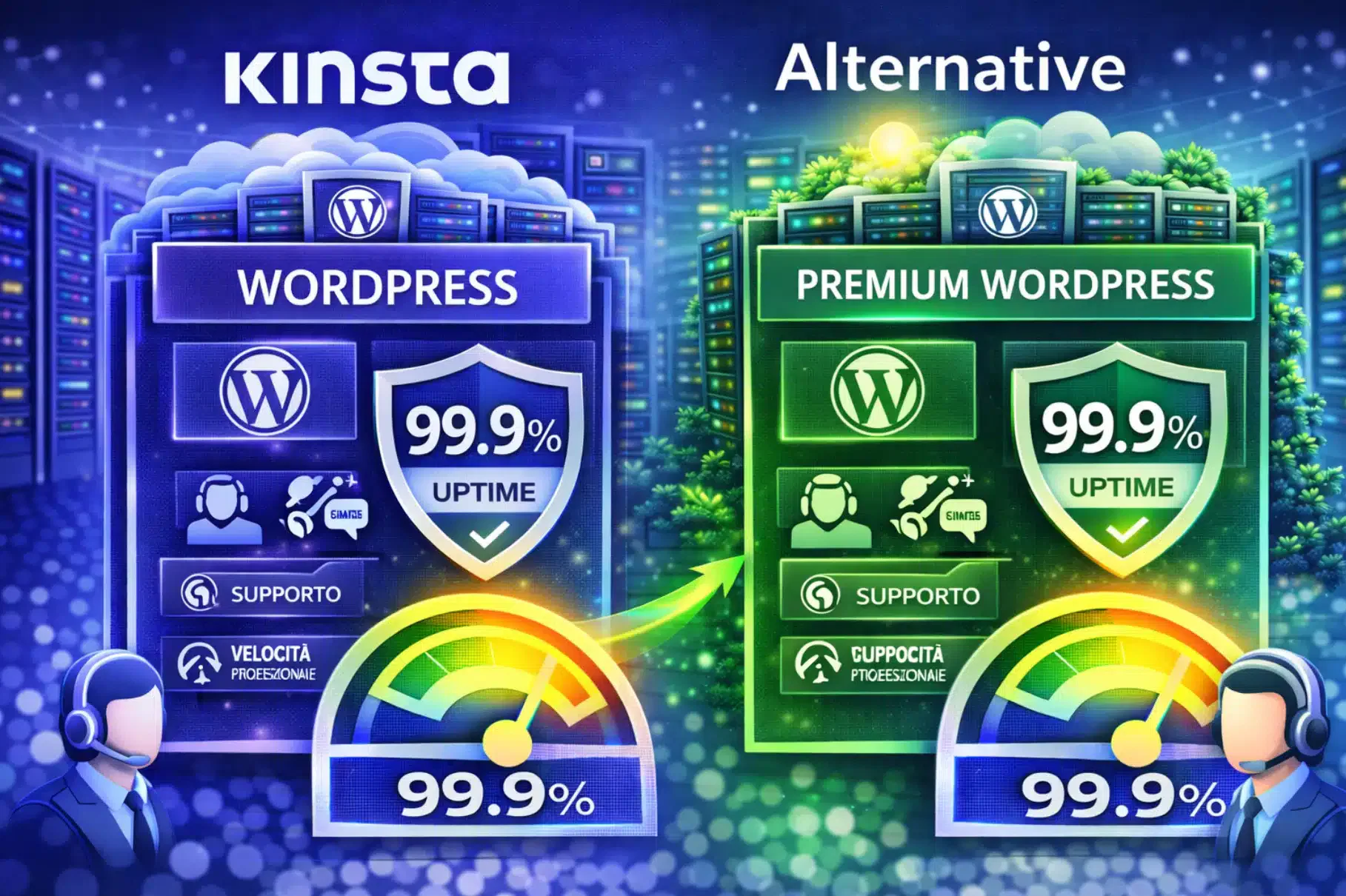 Alternativa valida a Kinsta per hosting WordPress premium