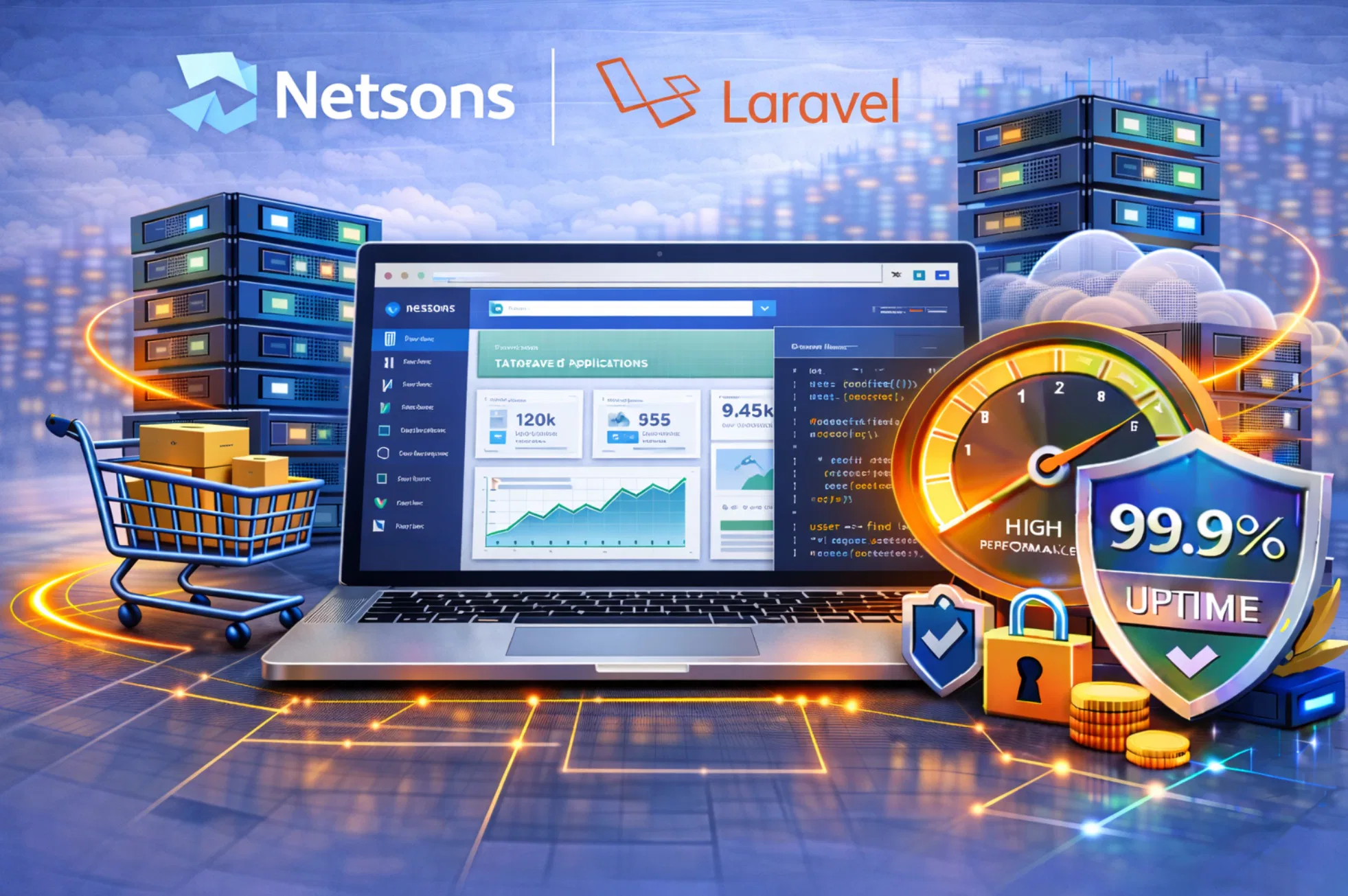 Hosting Netsons per applicazioni Laravel e sviluppo PHP
