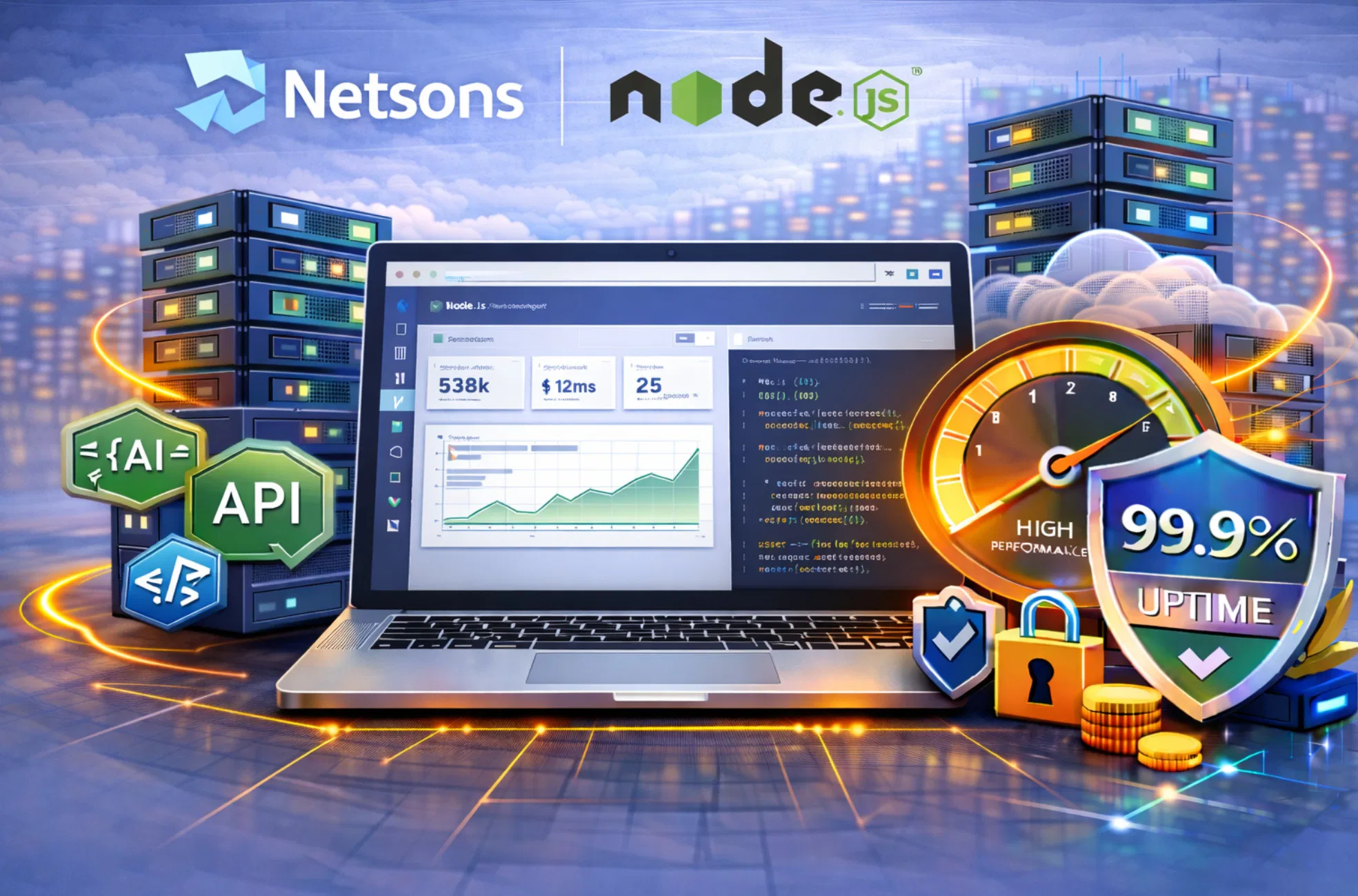 Hosting Netsons per applicazioni Node.js e API