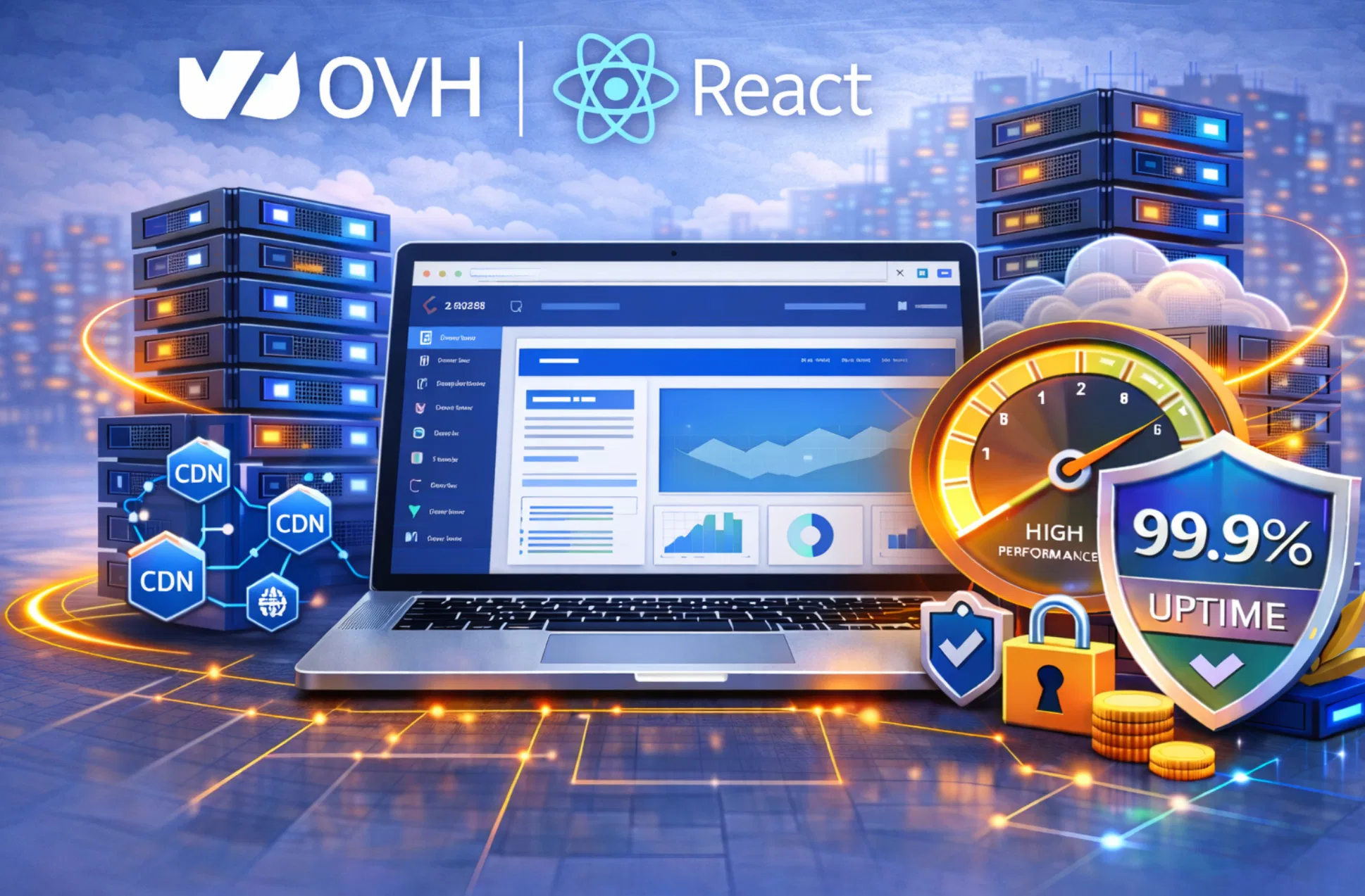 Hosting OVH per applicazioni React e frontend moderno