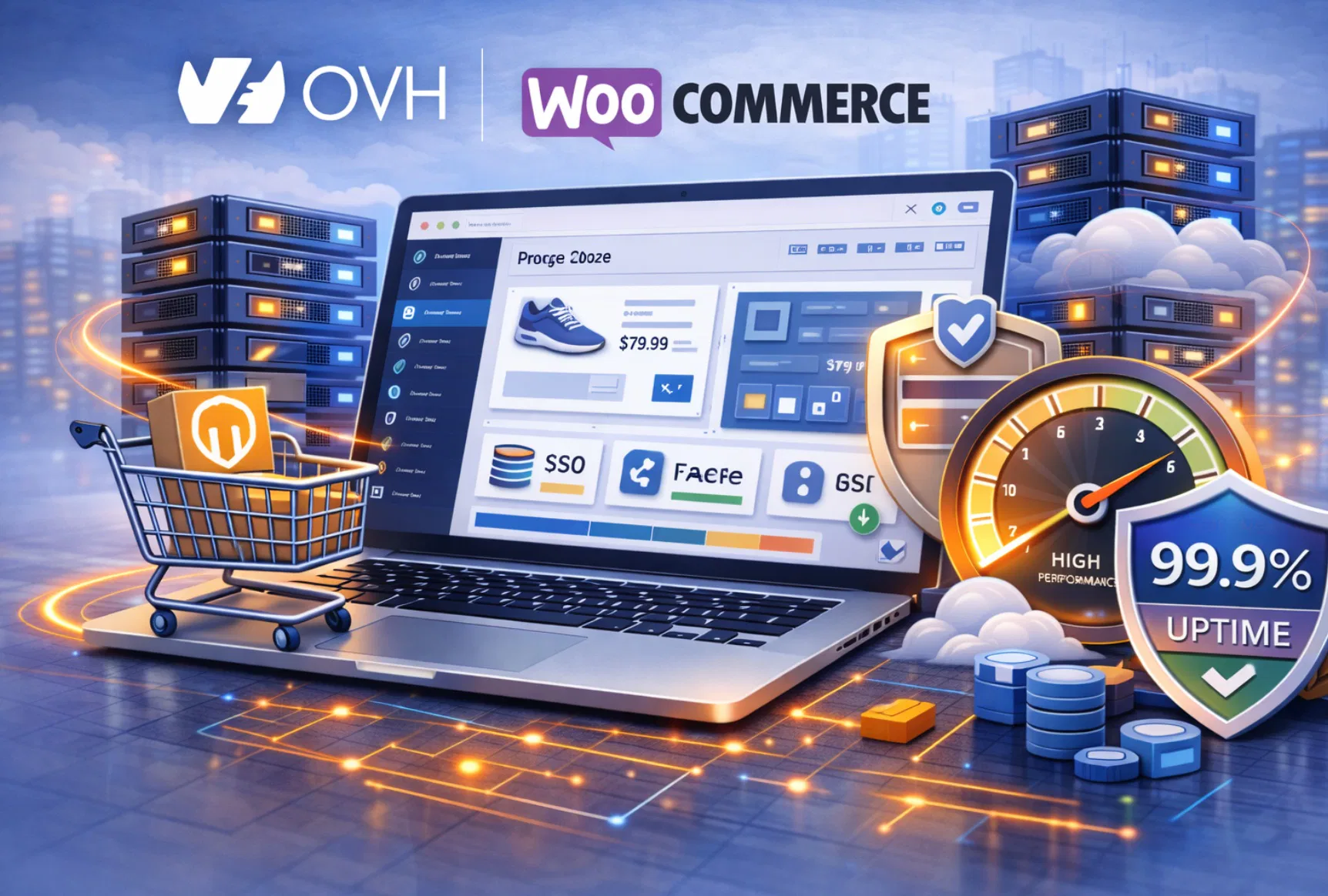 Hosting OVH per WooCommerce con focus su prestazioni ecommerce