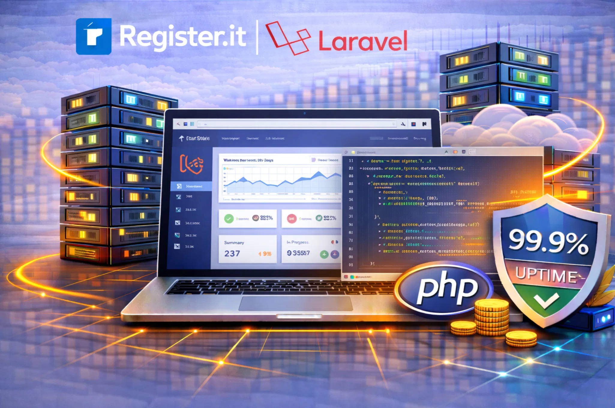 Hosting Register.it per applicazioni Laravel e sviluppo PHP