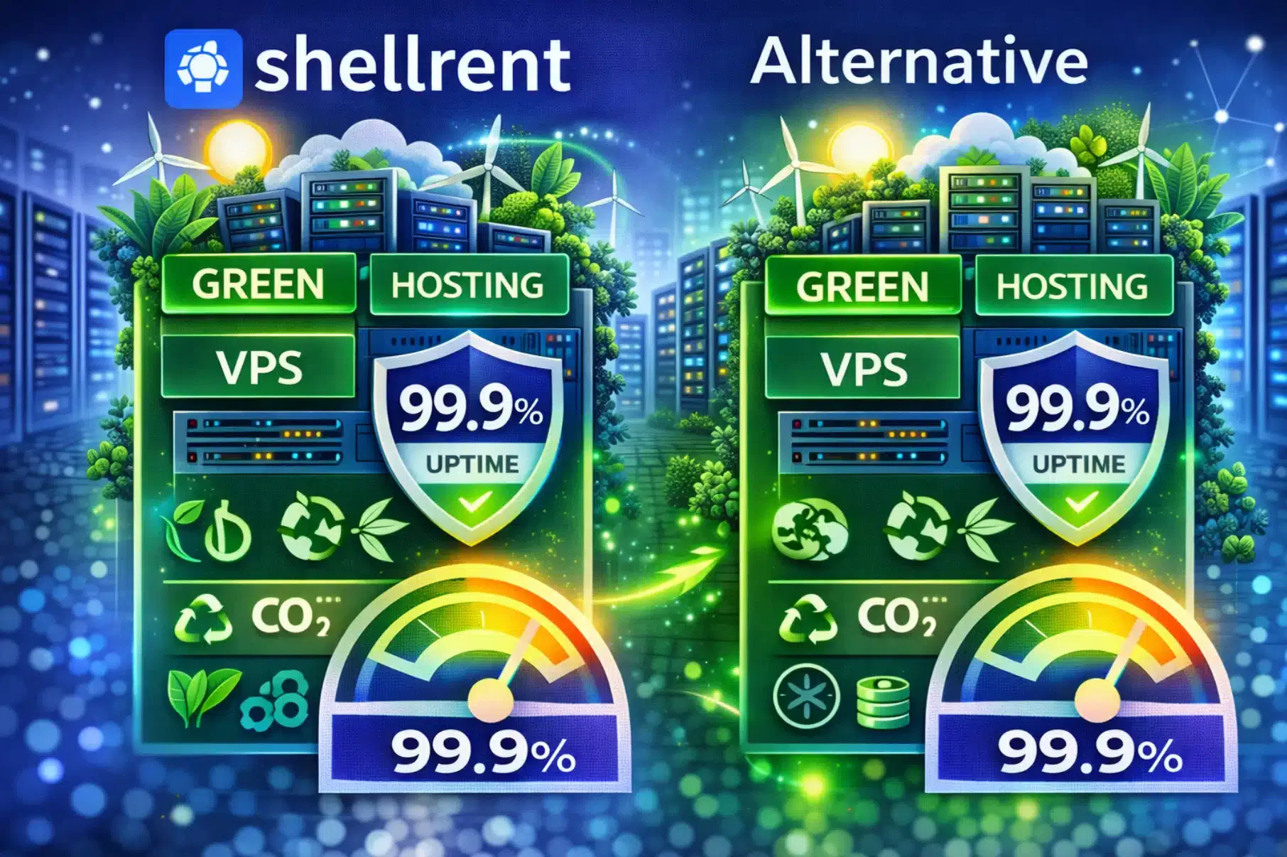 Alternativa valida a Shellrent per hosting sostenibile
