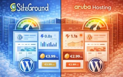 SiteGround vs Aruba Hosting: Qual è Meglio nel 2026? Opinioni e Test Reali