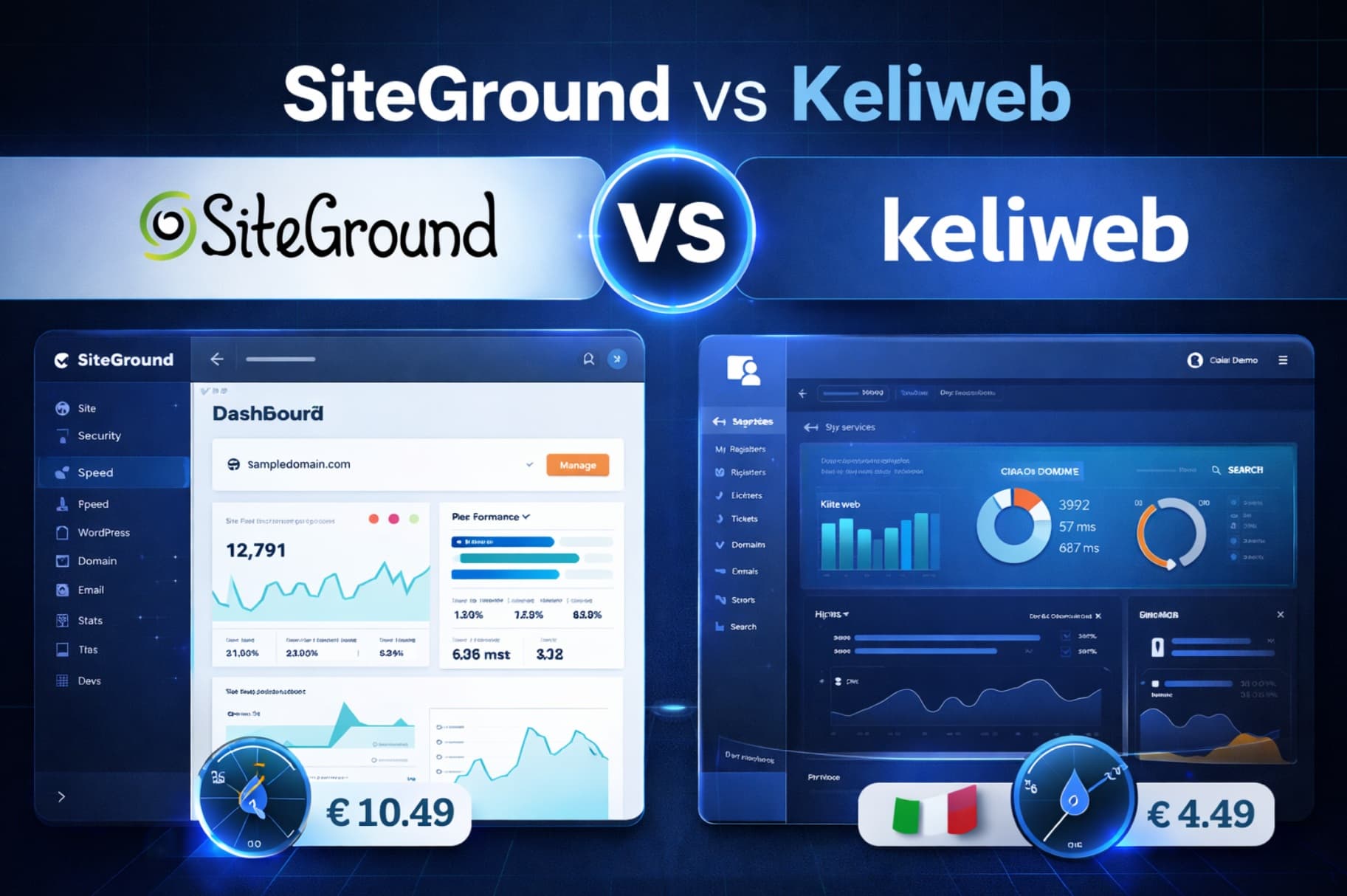 SiteGround vs Keliweb – Confronto Hosting Web Confronto SiteGround vs Keliweb hosting web e WordPress