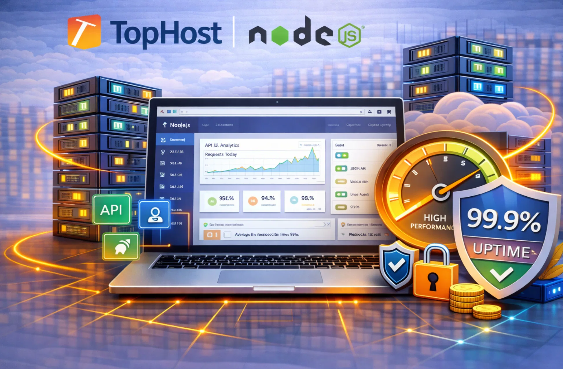 Hosting TopHost per applicazioni Node.js e API
