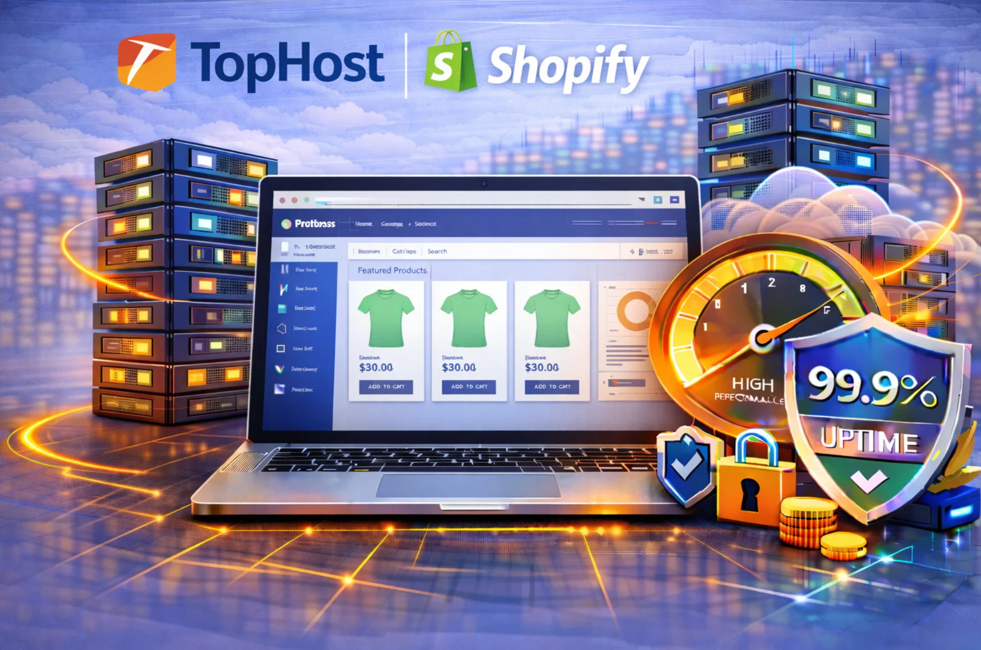 Integrazione TopHost e Shopify per ecommerce online