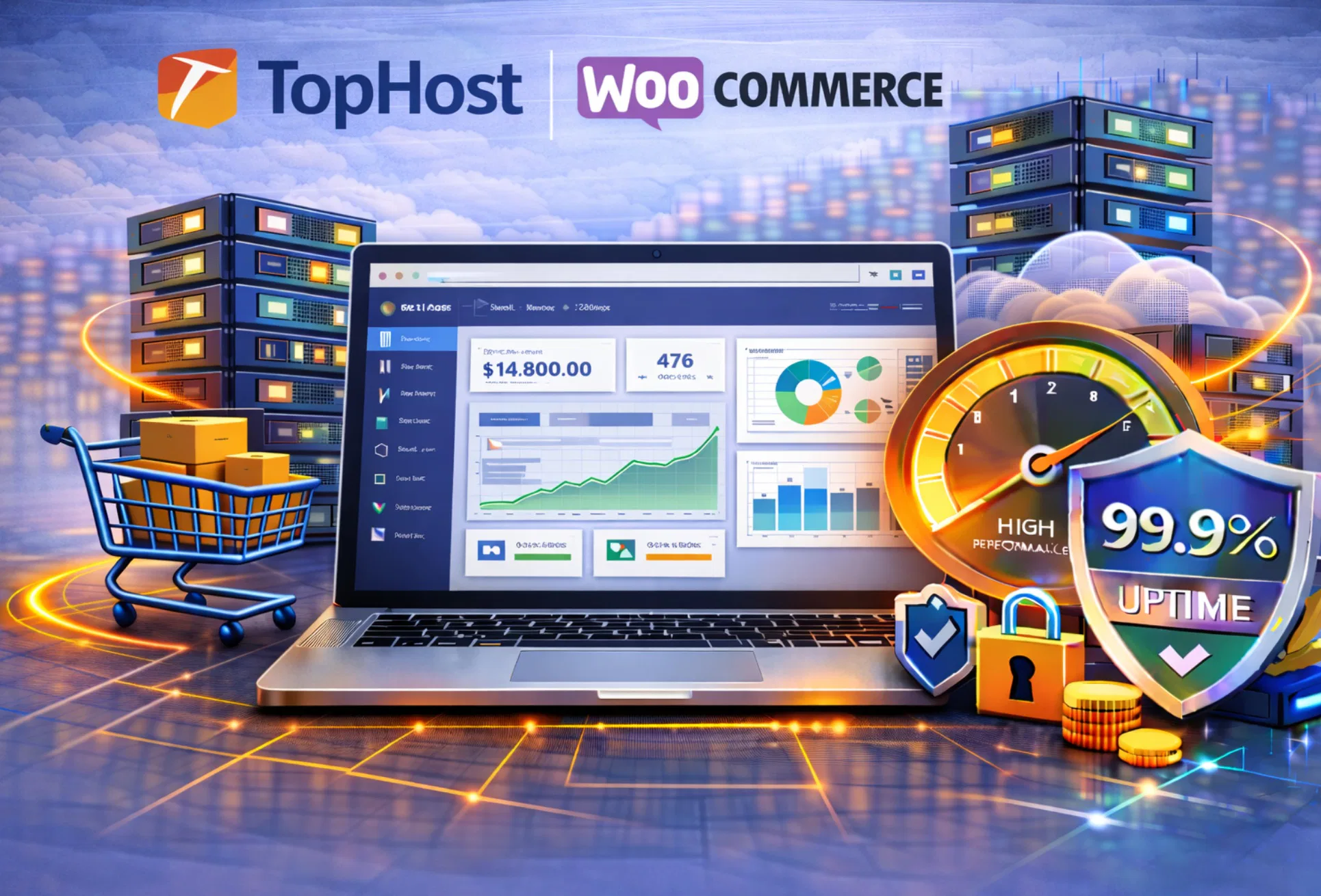 Hosting TopHost per WooCommerce con focus su ecommerce e performance