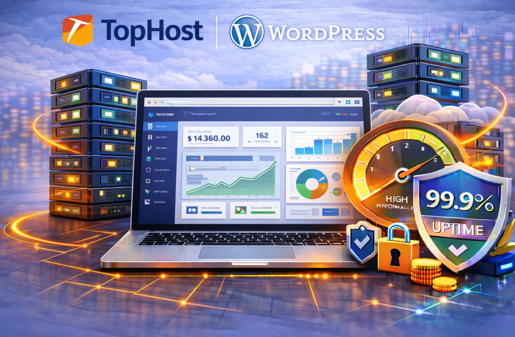 Hosting TopHost per WordPress con focus su velocità e stabilità