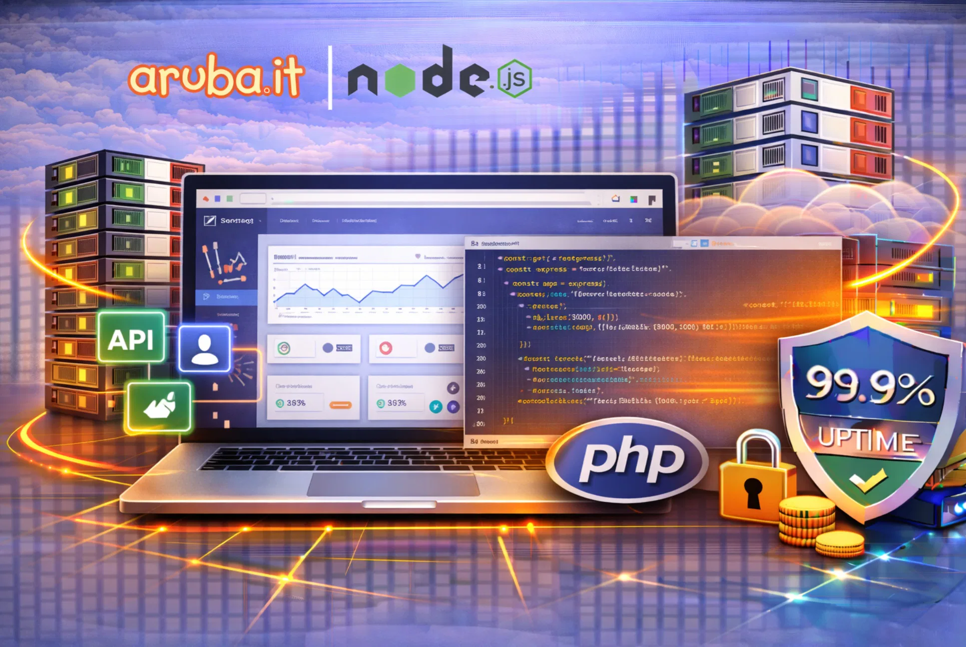 Hosting Aruba per applicazioni Node.js e API
