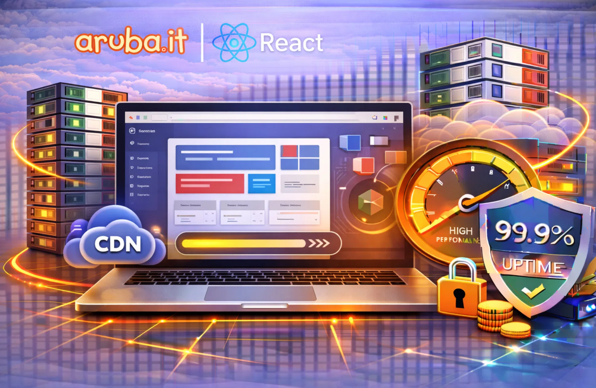 Hosting Aruba per applicazioni React e frontend moderno