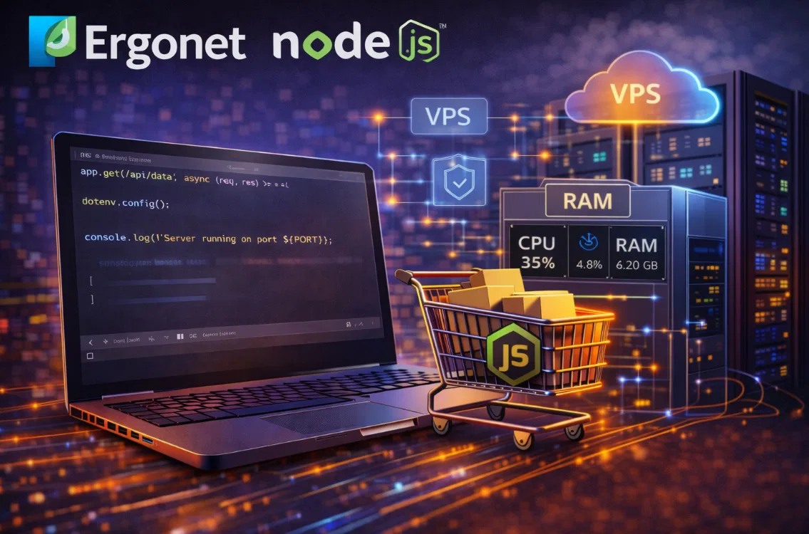 Ergonet Node.js: Hosting Compatibile per Backend e API Moderne?