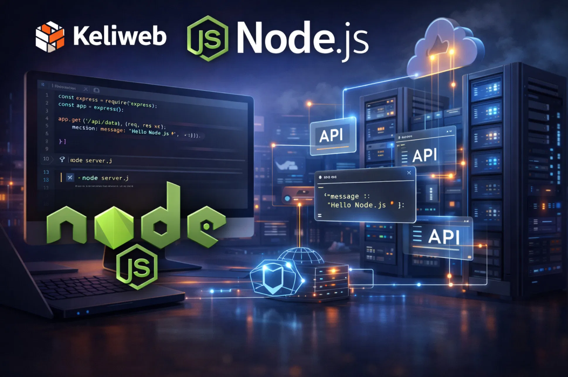Hosting Keliweb per applicazioni Node.js e API
