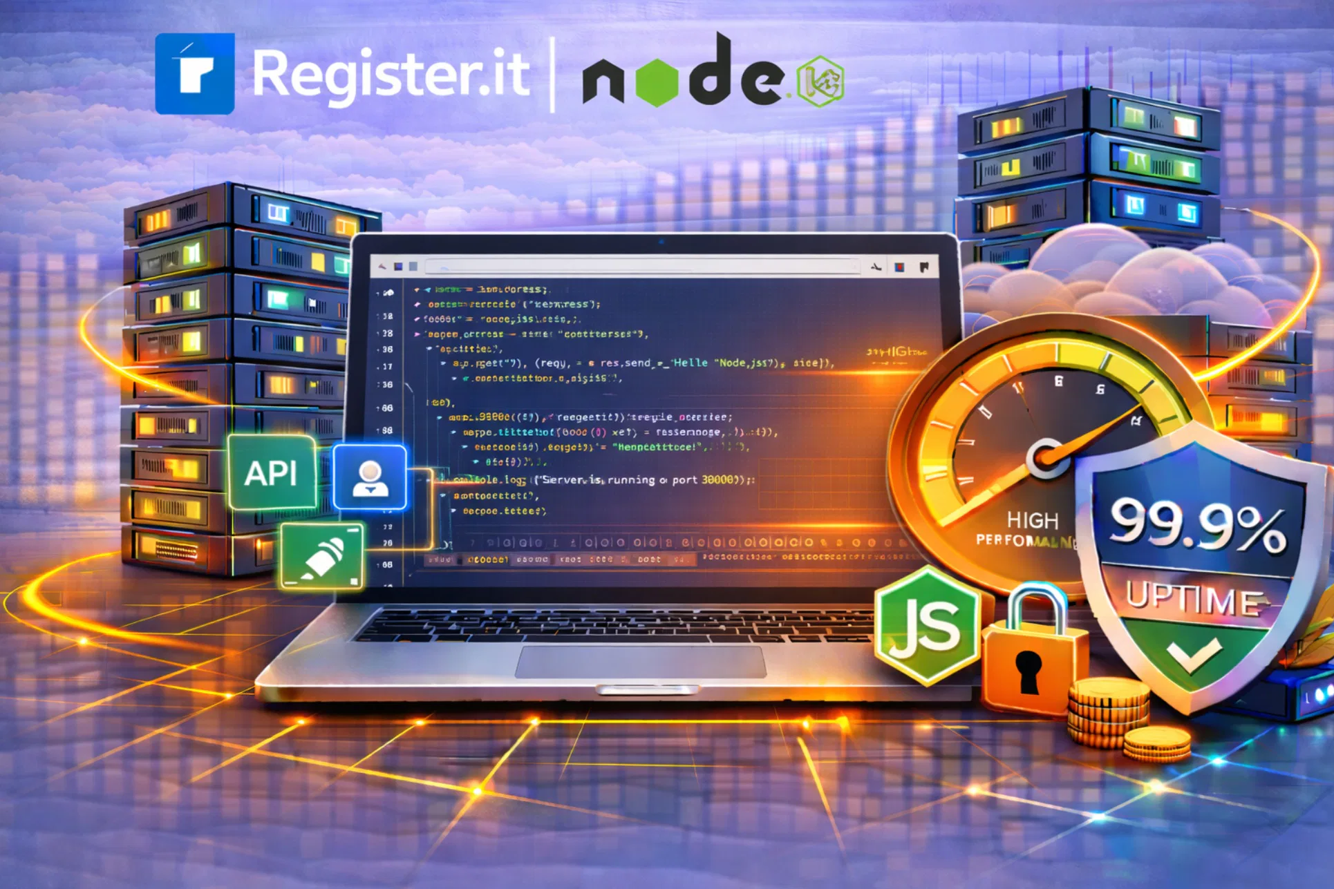 Hosting Register per Node con focus su velocità e stabilità