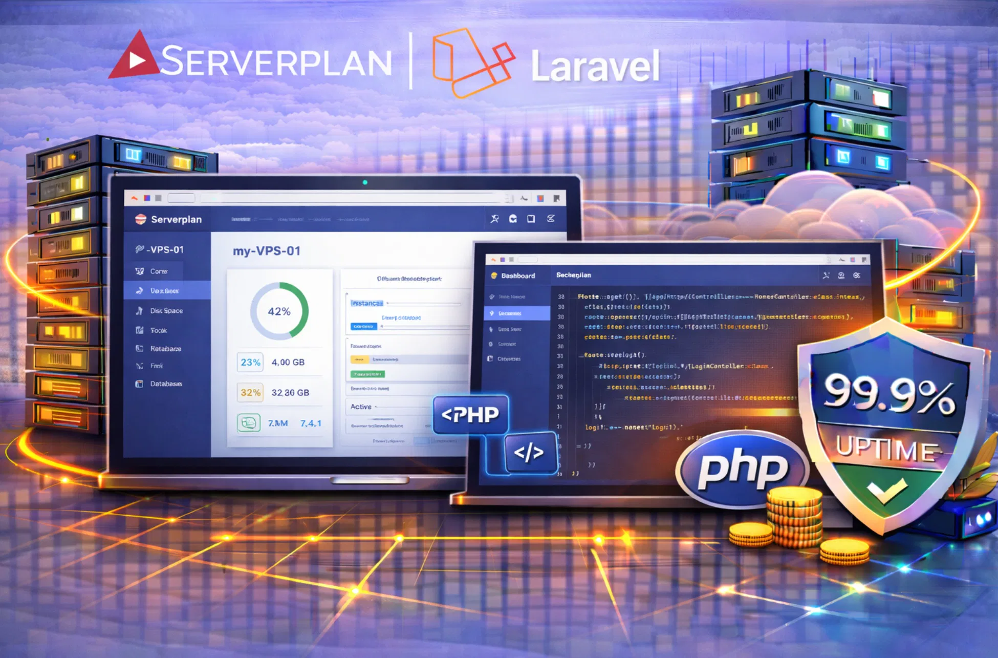 Hosting Serverplan per applicazioni Laravel e sviluppo PHP