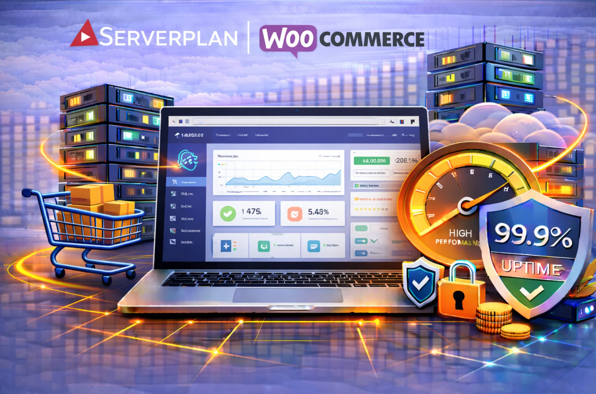 Hosting Serverplan per WooCommerce con focus su performance ecommerce