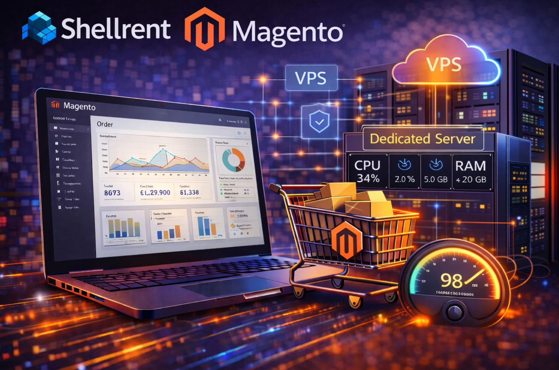 Shellrent Magento: Hosting Performante per Ecommerce Complessi?