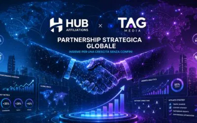 Comunicato stampa: Hub Affiliations e TAG Media lanciano Premium Operator Partnership Framework per accelerare la crescita globale di Punters Lounge