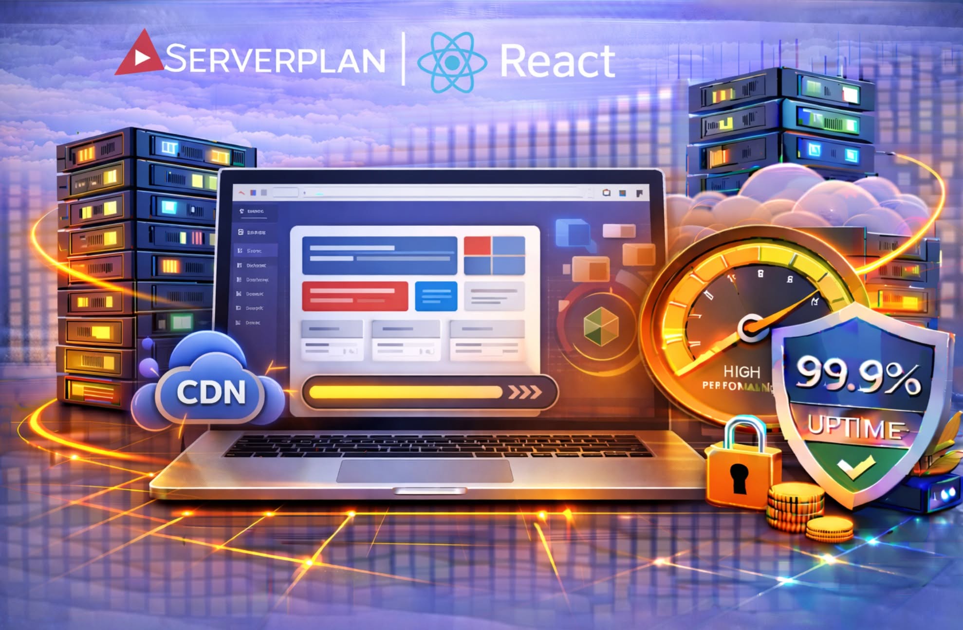 Serverplan React: Hosting Ottimizzato per Frontend Moderni e SPA Performanti